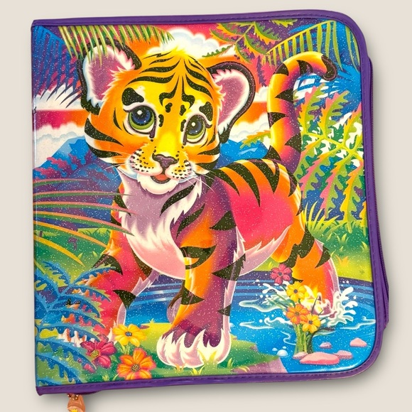Lisa Frank | Office | Vintage Lisa Frank Tiger Cub Trapper Keeper ...